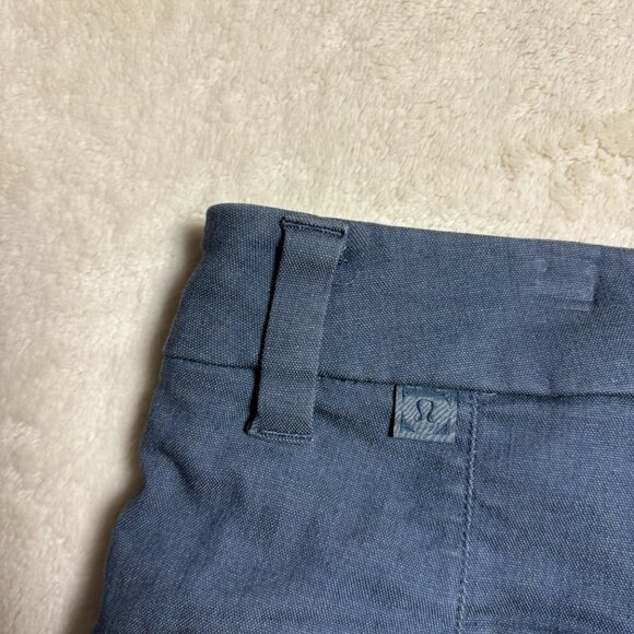 Lululemon Mens Commission Short Size 30 *Qwick Oxford 9" Ink Blue M7AK7S Comfort - Picture 7 of 11
